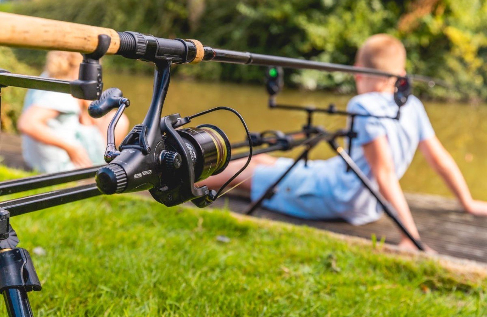 Angeln am IJsselmeer direkt vorm Ferienhaus