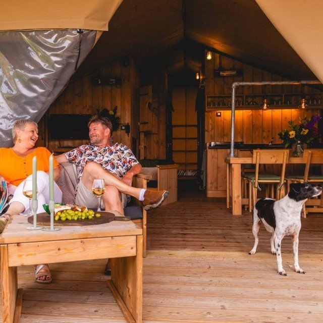 Ijsselhof urlaub mit hund safarizelt